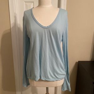 James Perse Scoop Neck Long Sleeve Tee sz 3